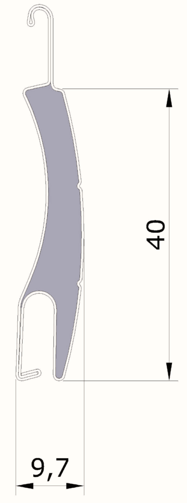 Persiana C-40AX microperforada